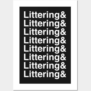 Littering & Posters and Art